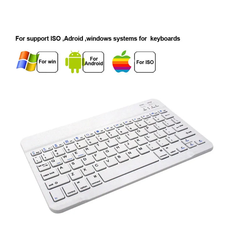 10 Inch Bluetooth Keyboard French Spanish Russian Arabic AZERTY Thai Keyboard Wireless Universal For IPad Tablet Pro 9.7 Android