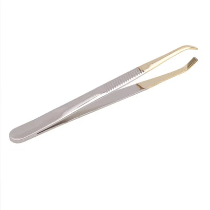 1PCS High Quality Make Up Tools Pliers Eyebrow Tweezer Stainless Steel Slant Tip Eyes Tweezer Clip For Face Hair Removal