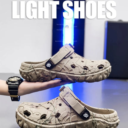 2024 Summer Men's Sandals New Home Garden Shoes Comfortable and Lightweight Men Slippers Non-Slip Soft Bottom Flip Flop Sandals