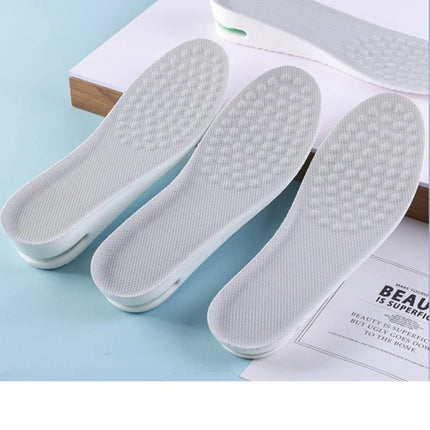 1Pair Height Increase Insole for Feet Comfort Plantar Fasciitis Shoes Insoles Men Women Sports Air Shock Absorbing Shoe Pads