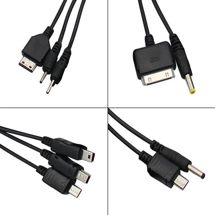 10In1 USB to Multi-ports USB Cable Universal Phone Charging Cable Multi-head Charging Cable Cord For Samsung Nokia Phone Charger