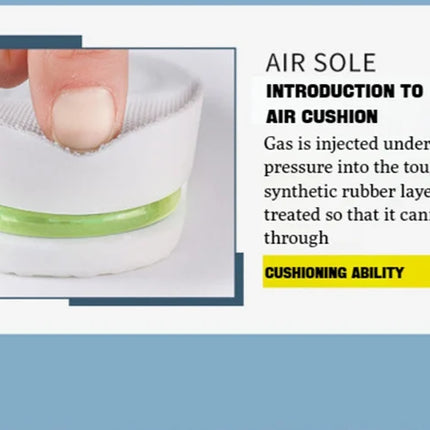 1Pair Height Increase Insole for Feet Comfort Plantar Fasciitis Shoes Insoles Men Women Sports Air Shock Absorbing Shoe Pads