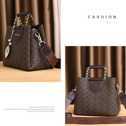 Women's Vintage Fashion Print Handbag