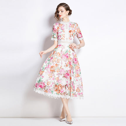 Women's French Waist Graceful And Fashionable Dress