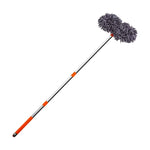 Car Washer Mop Foam Wash Brush Double Brush Head Roof Window Cleaning Maintenance Three-Section Telescopic Mop Car Accessories
