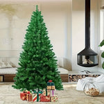 6ft/1.8m Christmas Tree Traditional Artificial Green Xmas Tree 850 Tips With Metal Stand For Home & Office - Perfect For Holiday Parties, Mall Displays, And Hotel Decorations, No Power Needed, Green Pine Design