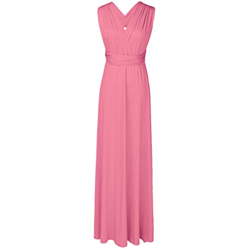 Womens Sexy Convertible Multi Way Wrap Transformer Solid Cocktail Off Shoulder Wedding Bridesmaid Evening Long Maxi Dress Floor Length Bandage Pageant Prom Ball Gowns