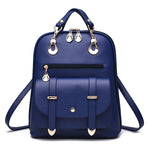 Female bag fashion PU leather dual-use backpack