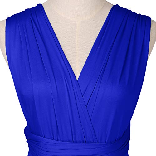 Womens Sexy Convertible Multi Way Wrap Transformer Solid Cocktail Off Shoulder Wedding Bridesmaid Evening Long Maxi Dress Floor Length Bandage Pageant Prom Ball Gowns