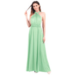 Womens Sexy Convertible Multi Way Wrap Transformer Solid Cocktail Off Shoulder Wedding Bridesmaid Evening Long Maxi Dress Floor Length Bandage Pageant Prom Ball Gowns