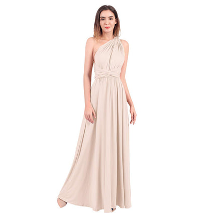 Womens Sexy Convertible Multi Way Wrap Transformer Solid Cocktail Off Shoulder Wedding Bridesmaid Evening Long Maxi Dress Floor Length Bandage Pageant Prom Ball Gowns