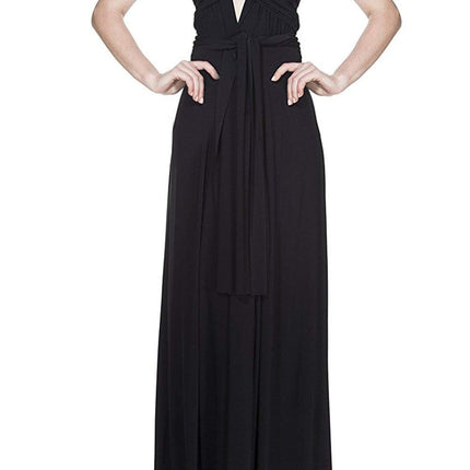 Womens Sexy Convertible Multi Way Wrap Transformer Solid Cocktail Off Shoulder Wedding Bridesmaid Evening Long Maxi Dress Floor Length Bandage Pageant Prom Ball Gowns