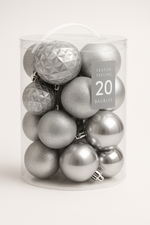 Festive Feeling 20 Christmas Baubles – 8cm