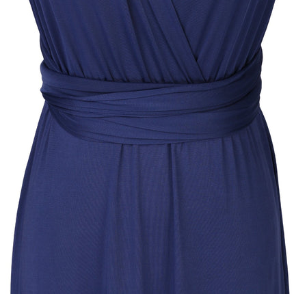 Womens Sexy Convertible Multi Way Wrap Transformer Solid Cocktail Off Shoulder Wedding Bridesmaid Evening Long Maxi Dress Floor Length Bandage Pageant Prom Ball Gowns