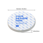 Multi-Piece Round Diatomaceous Earth Coasters