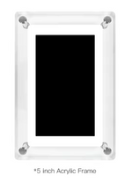 Acrylic Digital Photo Frame 5 Inch – Portable Vertical Display with IPS Screen & 4GB Memory