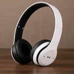 P47 Wireless Bluetooth Headphones – Handsfree Noise Cancelling Over-Ear Headset with Mic, Stereo Sound, Foldable Earphones Compatible with iPhone, Samsung S22, Huawei & More