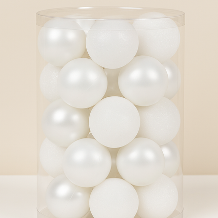 Festive Feeling Christmas Baubles 6cm – 20 Pack