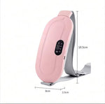 Electric Vibrator Massager Warm Palace Belt Instant Comfort for Menstrual & Back Pain Relief Rechargeable