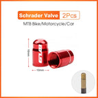 2pcs Red-Schrader