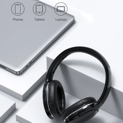 Baseus D02 Pro Wireless Headphones Bluetooth Earphone 5.3 Foldable Headset Sport Over the Ear Headphone Gaming Bluetooth Earbuds