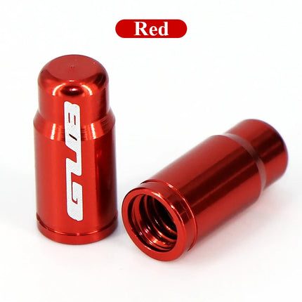 2pcs GUB Aluminum CNC Bicycle Tire Valve Cap MTB Road Bike Tube Tyre Gas Nozzle Cover for AV FV Schrader Presta Valve Dustproof