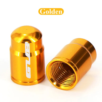 2pcs GUB Aluminum CNC Bicycle Tire Valve Cap MTB Road Bike Tube Tyre Gas Nozzle Cover for AV FV Schrader Presta Valve Dustproof