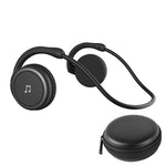 A6 Small Bluetooth Headphones Wrap Around Head Comfortable Wireless Headphones Foldable Bluetooth Headsets with Microphone Purse