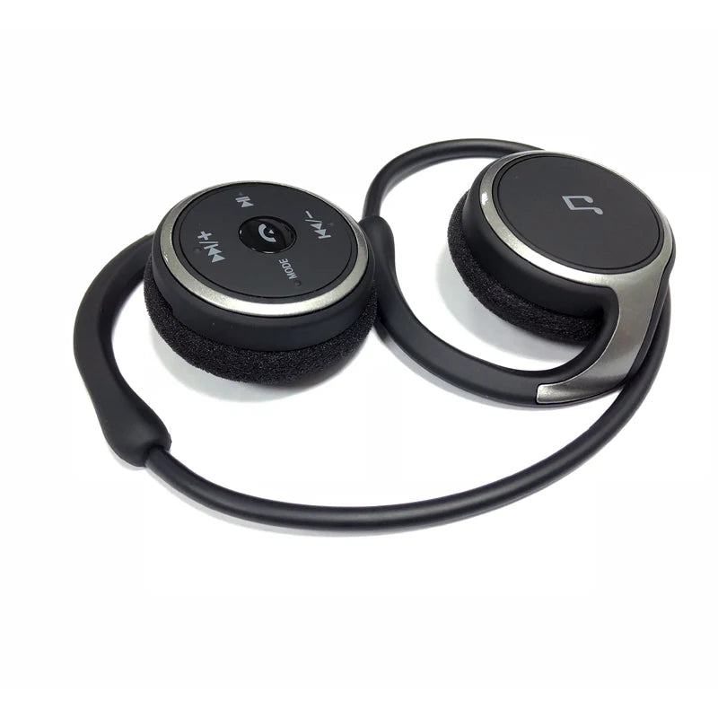 A6 Small Bluetooth Headphones Wrap Around Head Comfortable Wireless Headphones Foldable Bluetooth Headsets with Microphone Purse