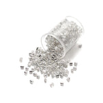 1000/1800Pcs 2mm Hexagon Czech Glass Cylindrical Loose Small Seed Needle Beads for DIY Bracelet Necklace Jewelry Making Supplies