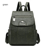 5 Color Women Soft Leather Backpacks Vintage Female Shoulder Bags Sac a Dos Casual Travel Ladies Bagpack Mochilas School Bags