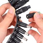 34PCS Universal 5.5mmx2.1mm DC AC Power Adapter Tips Connector Kits for Lenovo Thinkpad Laptop Power Supply Plug Jack Sets