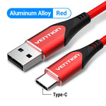 Vention Micro USB Cable 3A  Nylon Fast Charger USB Type C Data Cable for Samsung Xiaomi LG Android Micro USB Mobile Phone Cables