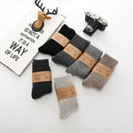 Super Warm Funny Happy Male Men Thicker Solid Socks Merino Wool Rabbit Socks Snow Winter Socks calceta hombre skarpety meskie