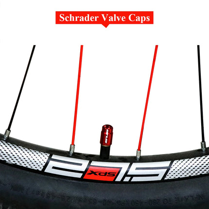 2pcs GUB Aluminum CNC Bicycle Tire Valve Cap MTB Road Bike Tube Tyre Gas Nozzle Cover for AV FV Schrader Presta Valve Dustproof