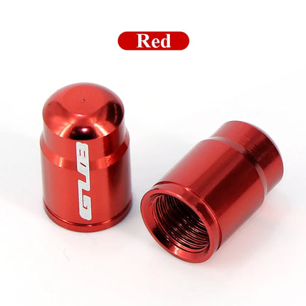 2pcs GUB Aluminum CNC Bicycle Tire Valve Cap MTB Road Bike Tube Tyre Gas Nozzle Cover for AV FV Schrader Presta Valve Dustproof