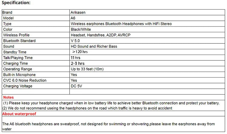 A6 Small Bluetooth Headphones Wrap Around Head Comfortable Wireless Headphones Foldable Bluetooth Headsets with Microphone Purse