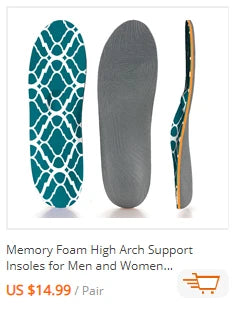 Plantar Fasciitis Orthopedic Sport Insole Men Women Sneaker Flat Feet High Arch Support Orthotic Insoles Plantillas Insert Sole