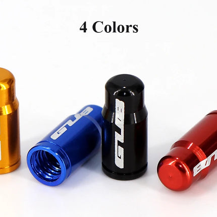 2pcs GUB Aluminum CNC Bicycle Tire Valve Cap MTB Road Bike Tube Tyre Gas Nozzle Cover for AV FV Schrader Presta Valve Dustproof
