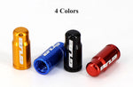 2pcs GUB Aluminum CNC Bicycle Tire Valve Cap MTB Road Bike Tube Tyre Gas Nozzle Cover for AV FV Schrader Presta Valve Dustproof