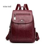 5 Color Women Soft Leather Backpacks Vintage Female Shoulder Bags Sac a Dos Casual Travel Ladies Bagpack Mochilas School Bags