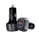 PD20W USB-C & QC3.0 Dual Port Fast Car Charger-Compact 2-Port Vehicle Charging Adapter