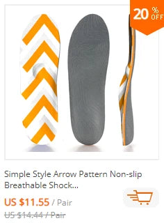 Plantar Fasciitis Orthopedic Sport Insole Men Women Sneaker Flat Feet High Arch Support Orthotic Insoles Plantillas Insert Sole