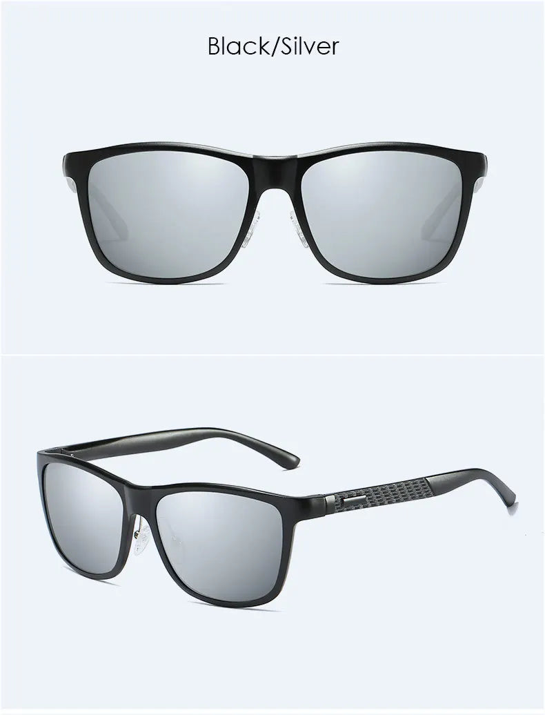 BARCUR Aluminum Men Sunglasses Polarized Male Sun Glasses For Men Women Eyewear Accessories