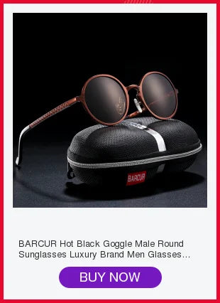 BARCUR Aluminum Men Sunglasses Polarized Male Sun Glasses For Men Women Eyewear Accessories