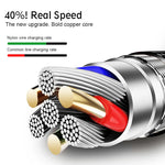 OLAF Nylon Braided USB Type C Cable 1M 2M 3M Data Sync Fast Charging USB C Cable For Samsung S9 S10 Xiaomi mi9 mi8 Huawei Type-c