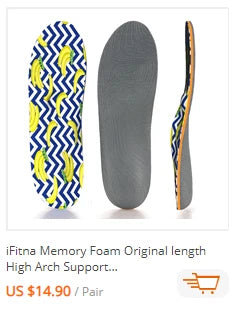 Plantar Fasciitis Orthopedic Sport Insole Men Women Sneaker Flat Feet High Arch Support Orthotic Insoles Plantillas Insert Sole