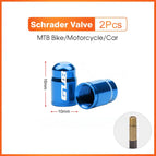 2pcs Blue-Schrader