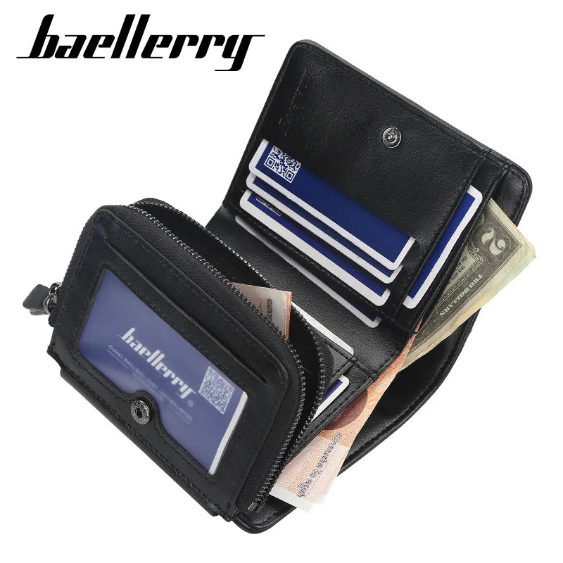 Leather Men Wallets Card Holder