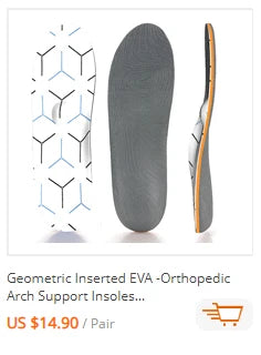 Plantar Fasciitis Orthopedic Sport Insole Men Women Sneaker Flat Feet High Arch Support Orthotic Insoles Plantillas Insert Sole